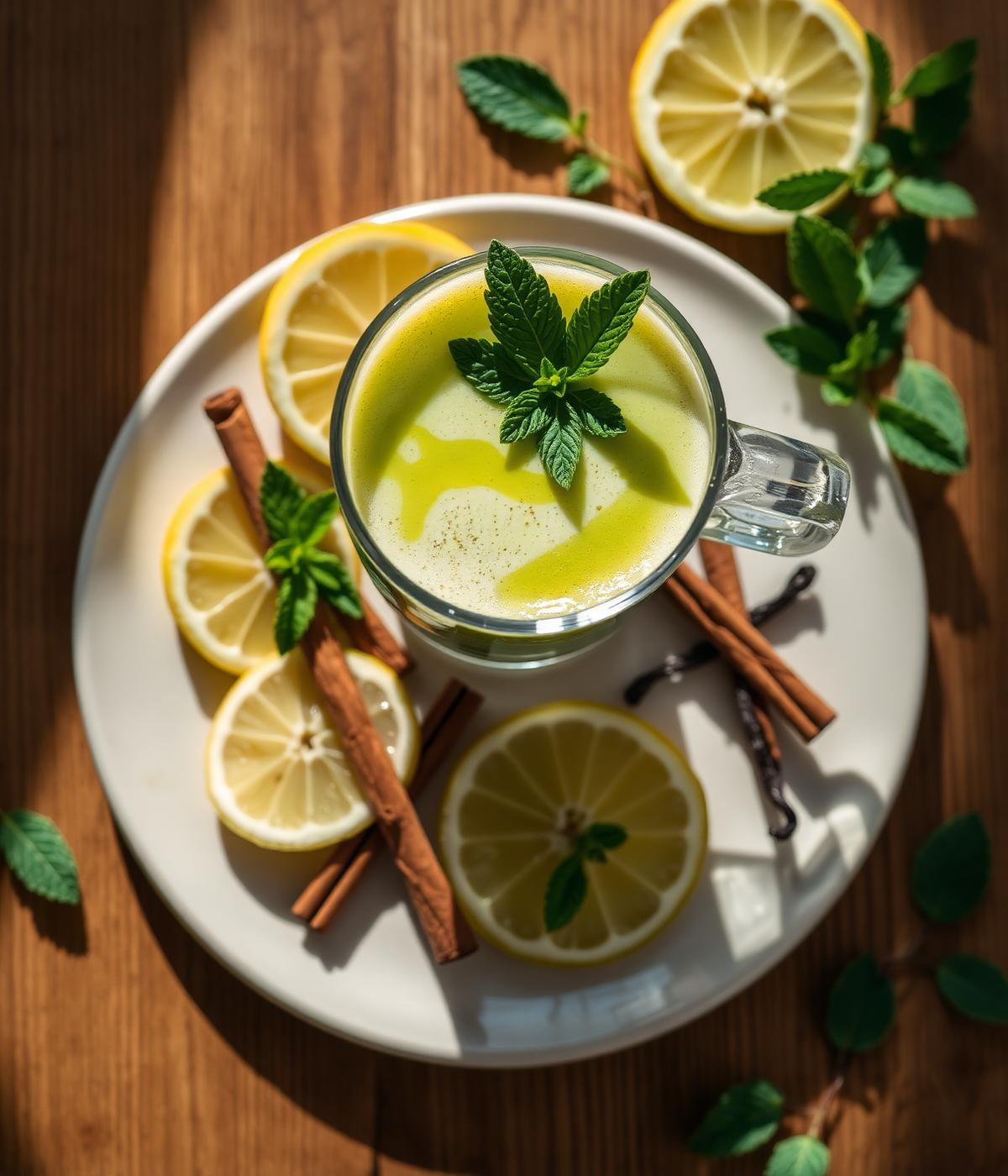 Matcha Citrus Latte